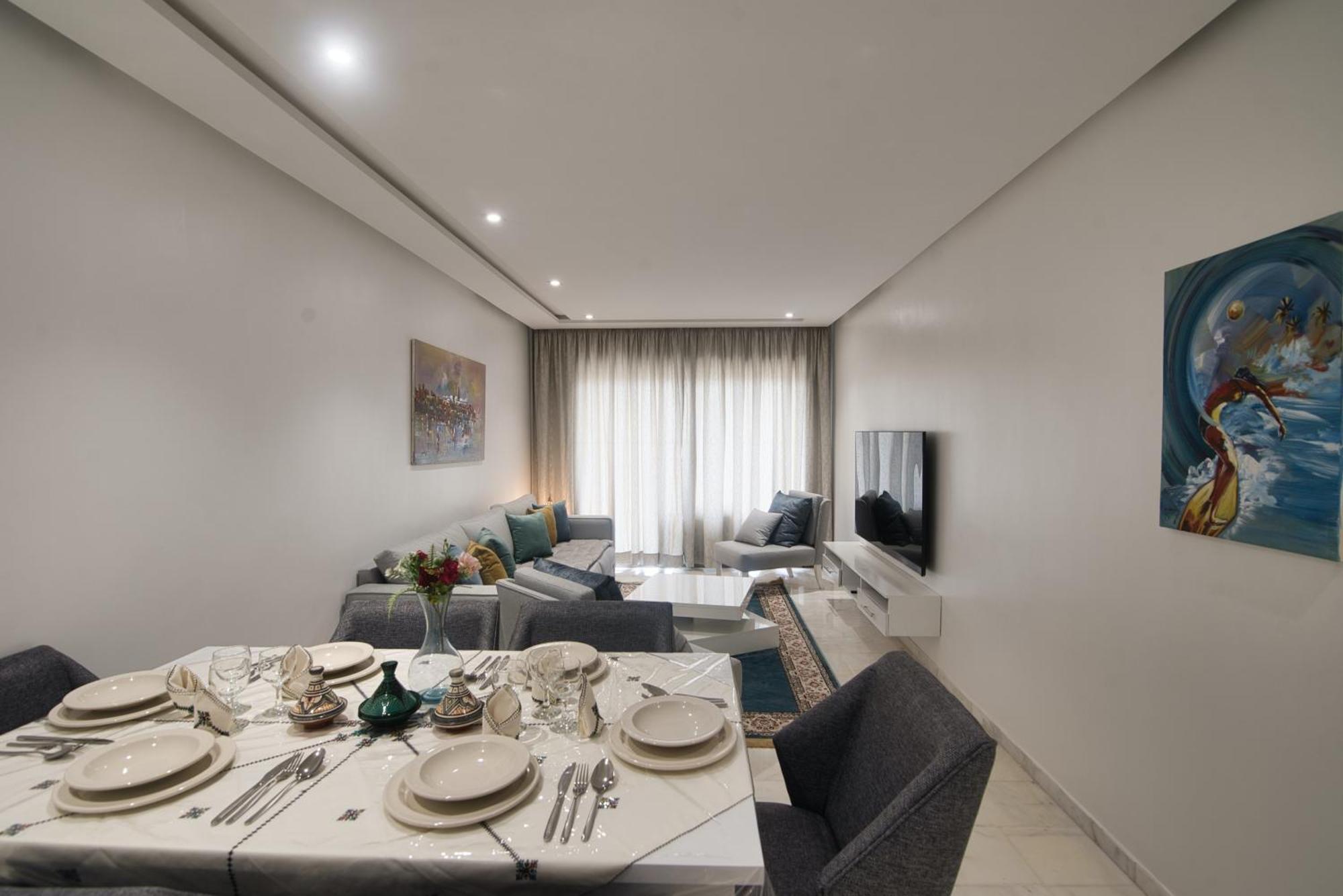 New Sea Front Apartment 135Mq With Unlimited Wi-Fi Agadir Exterior foto